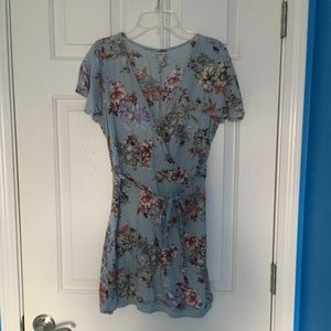 Blue Floral Charloette Russe Sundress